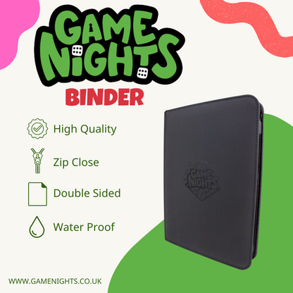 Game Nights Trading Card Binder