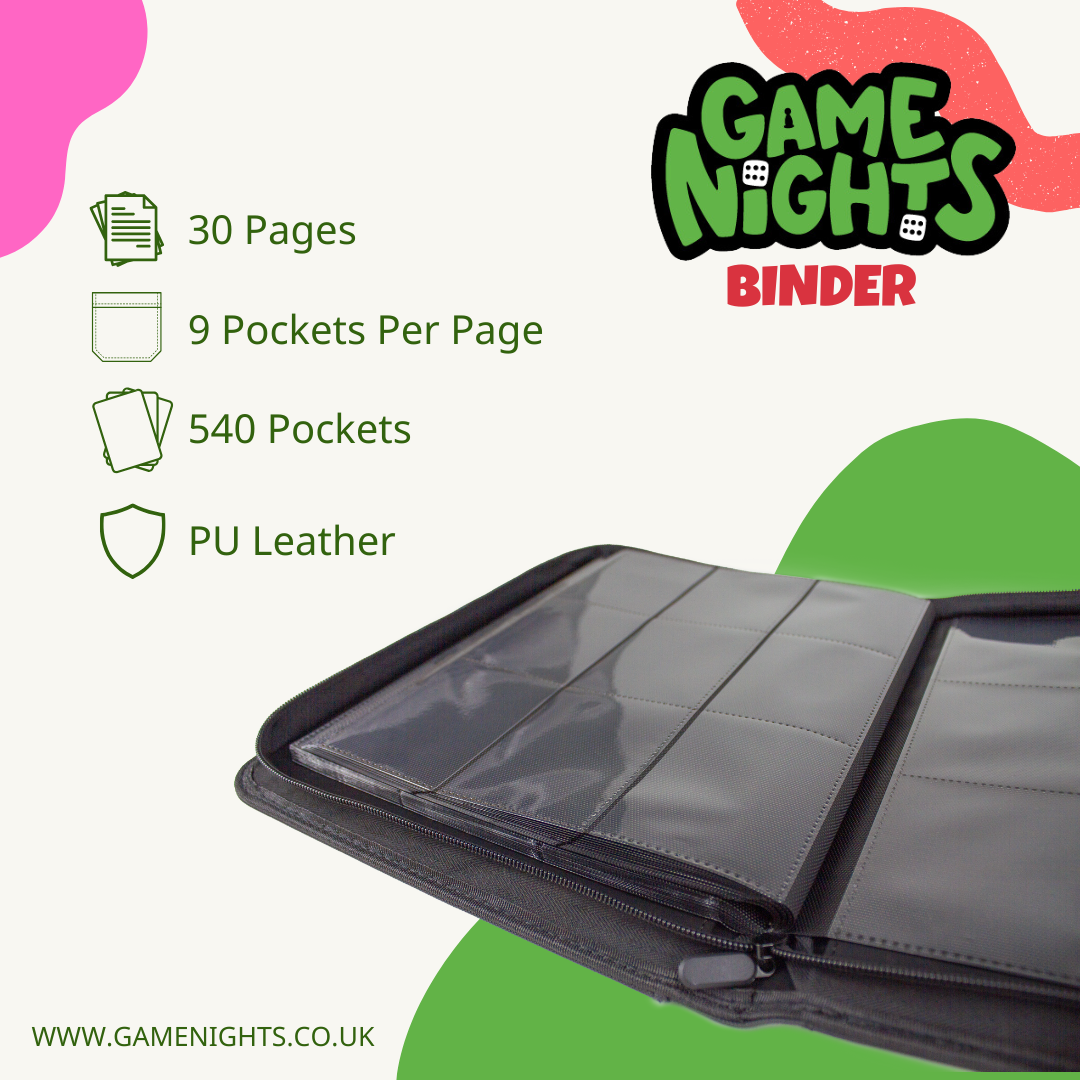 Game Nights Trading Card Binder