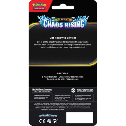 Pokémon TCG: Mega Evolution Chaos Rising - Premium Checklane Blister Set