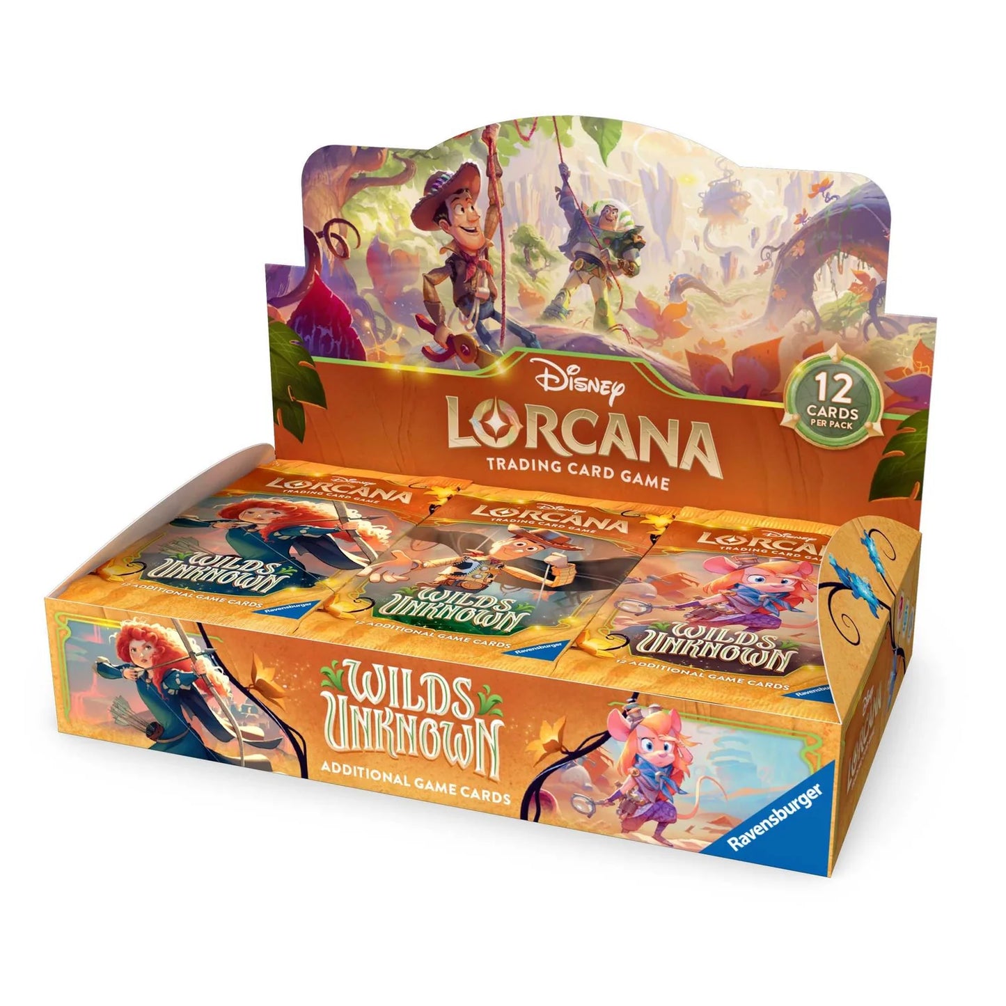 Disney Lorcana TCG - Wilds Unknown Booster Pack Display (24 Packs)